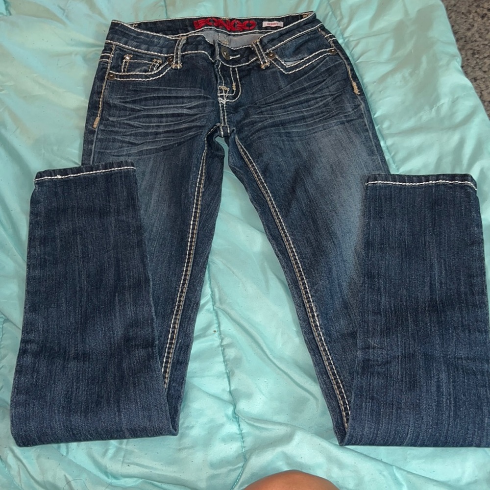Dark Blue Bongo Skinny Jeans